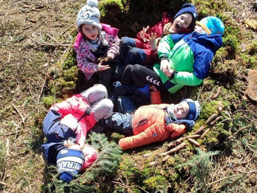 Osternest für die Kinder